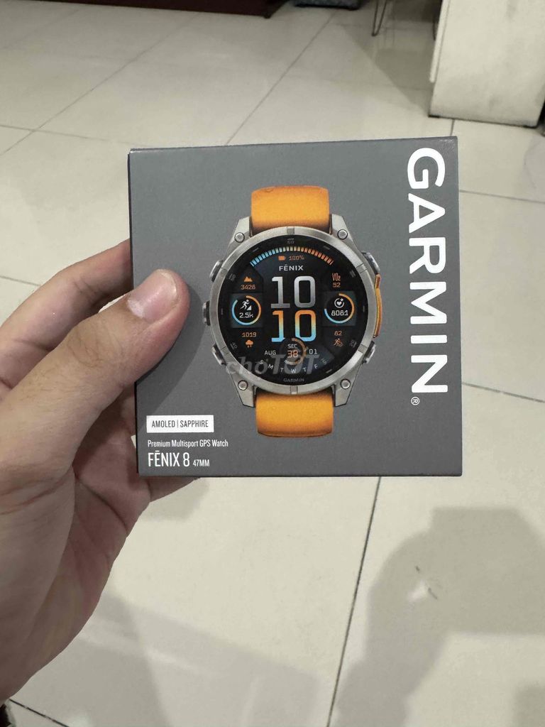 Garmin Fenix 8 Cam 47mm Mới. Mua bán Thiết bị đeo thông minh tại Quận 7 Tp Hồ Chí Minh được đăng bởi Huy Nguyễn hình 1