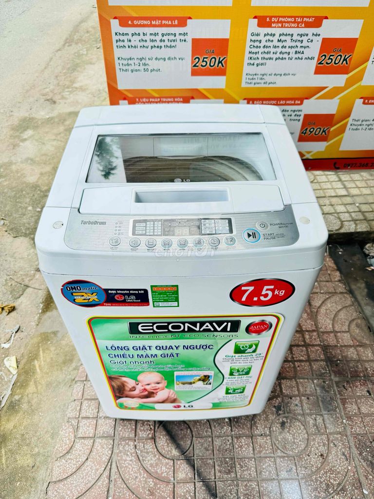 máy giặt LG 7,5kg tiết kiệm điện