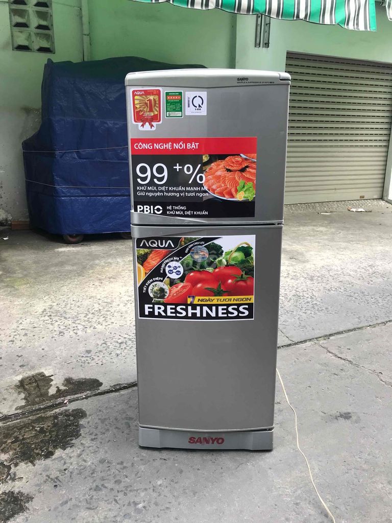 Tủ lạnh Sanyo SR-145PN (SS) 145 lít Xám. Mua bán Tủ lạnh tại Quận Tân Phú Tp Hồ Chí Minh được đăng bởi Hương thảo hình 1