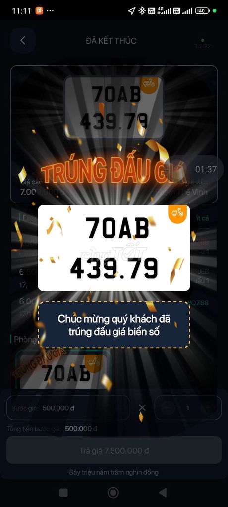 Em Có Sẵn 5 Biển Số Đấu Giá. Mua bán Xe máy tại Quận 12 Tp Hồ Chí Minh được đăng bởi Hậu Dương hình 5