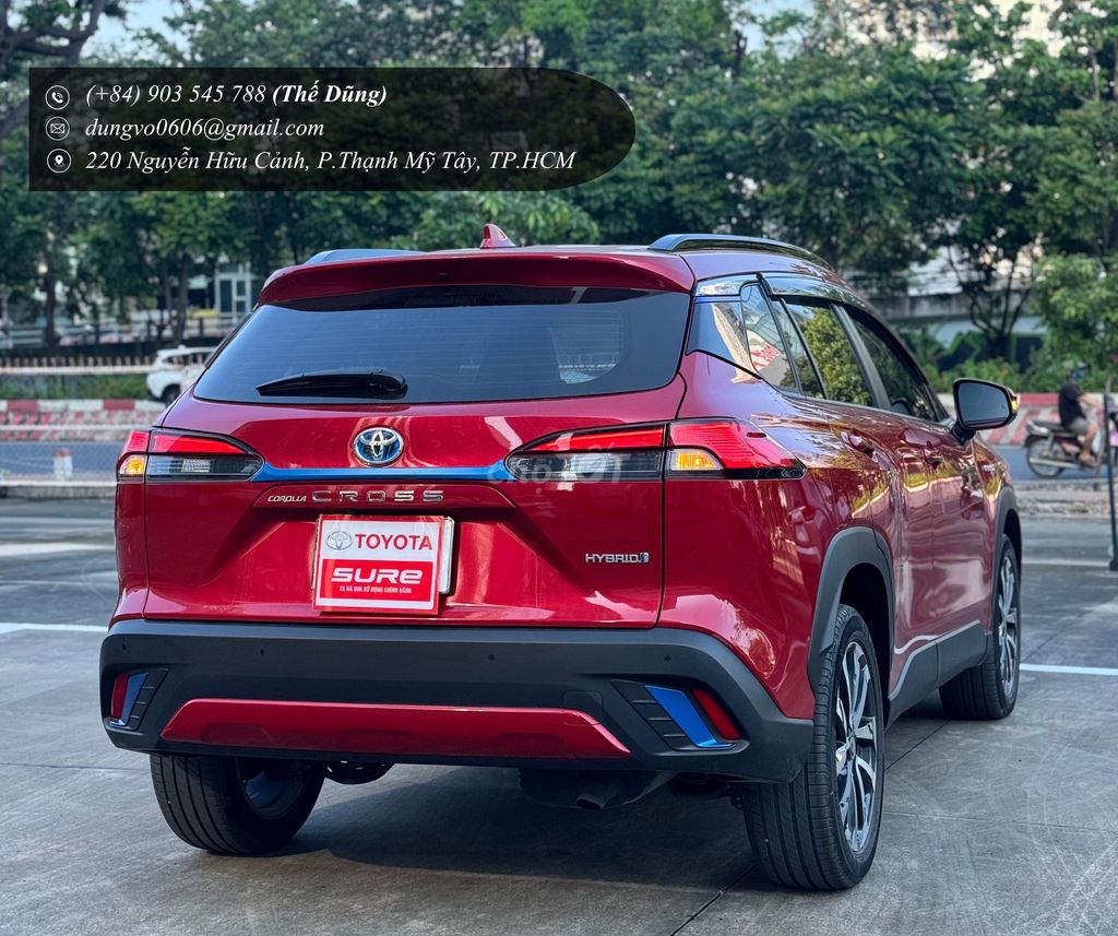 Toyota Corolla Cross 2021 HEV 25.000km Đỏ. Mua bán Ô tô tại Quận Bình Thạnh Tp Hồ Chí Minh được đăng bởi Thế Dũng Võ hình 4