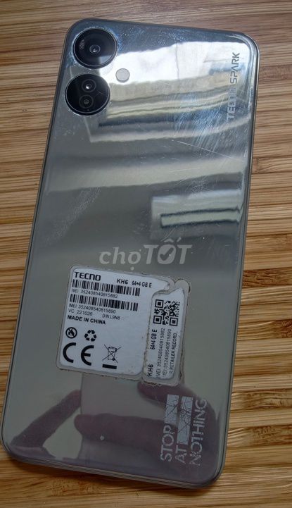 Tecno Spark 9t 64GB Bạc. Mua bán Điện thoại tại Quận Tân Phú Tp Hồ Chí Minh được đăng bởi Phan Lợi Danh hình 1