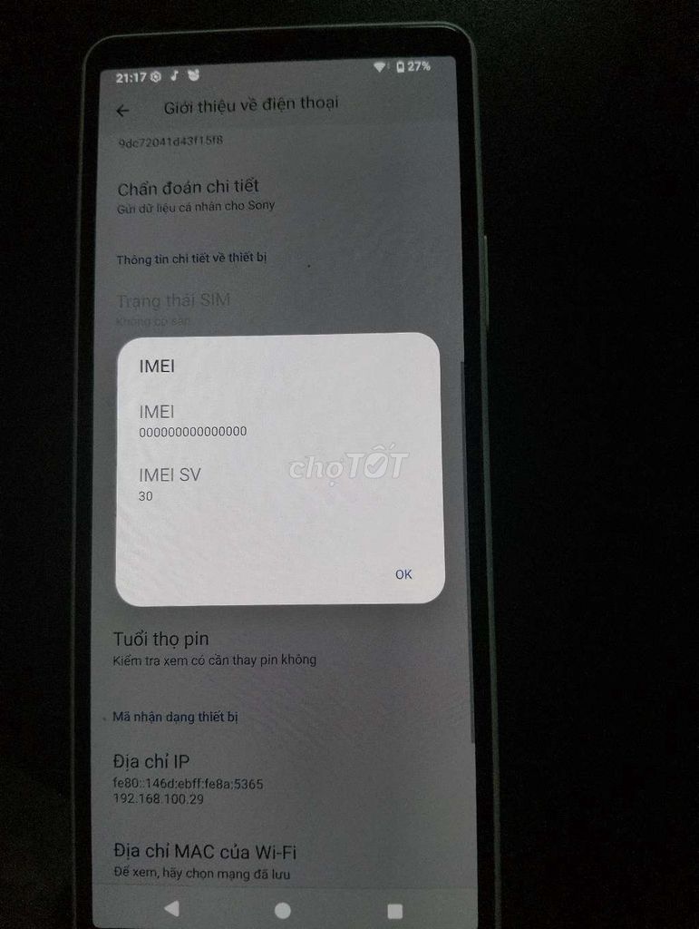 Sony Xperia 10 IV 128GB. Mua bán Điện thoại tại Quận Gò Vấp Tp Hồ Chí Minh được đăng bởi Phạm n Duy hình 1