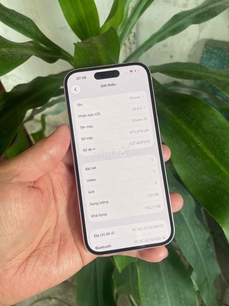 iPhone 15 Lock 128GB Hồng. Mua bán Điện thoại tại Thành phố Biên Hòa Đồng Nai được đăng bởi Thạch Lê hình 1