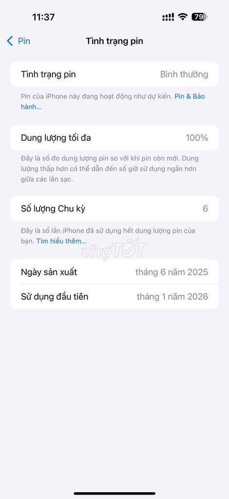 iPhone 16 Pro Max 256GB Đen esim. Mua bán Điện thoại tại Thành phố Bắc Ninh Bắc Ninh được đăng bởi Vũ Đăng Đức hình 1