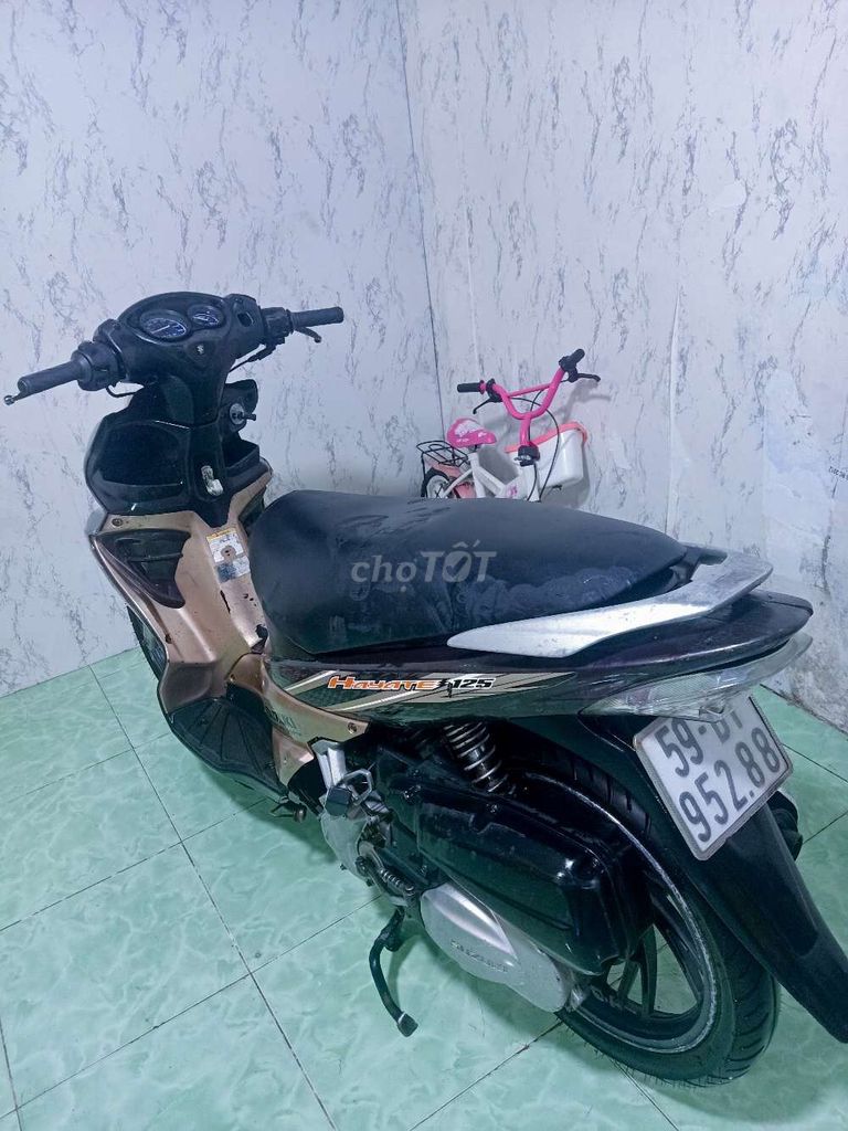 Suzuki Hayate màu Nâu Vàng đồng. Mua bán Xe máy tại Quận Bình Tân Tp Hồ Chí Minh được đăng bởi khả Hân  hình 10