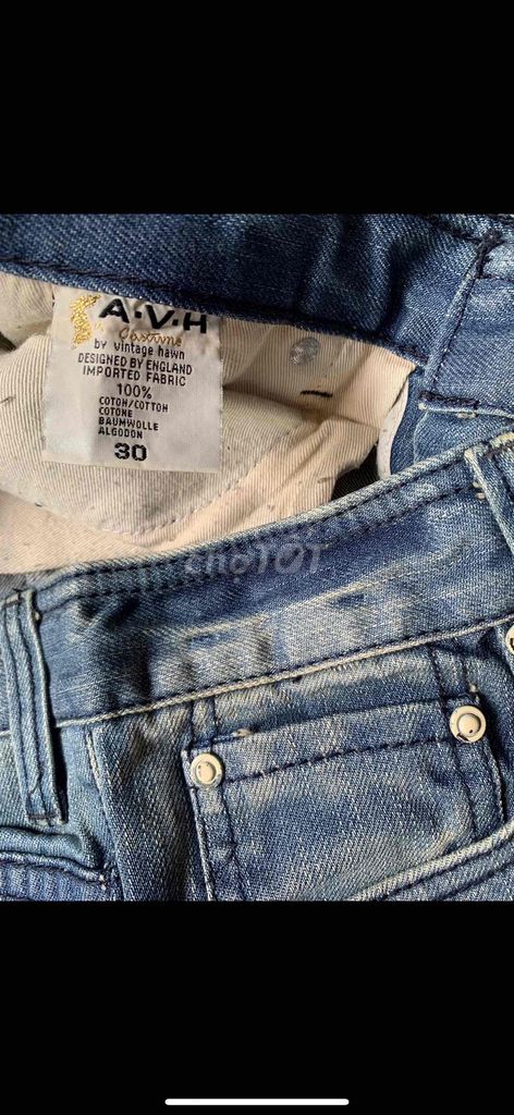 A.V.H jeans cotton korea like new size 31-29, eo 8