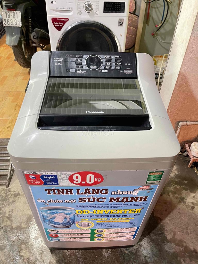 Máy giặt Panasonic 9kg Xám Đã sử dụng. Mua bán Máy giặt tại Quận Hải An Hải Phòng được đăng bởi Toàn hình 1