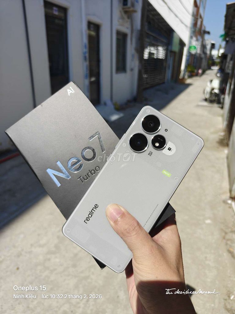 Realme Neo 7 Turbo Bạc lướt ken sạc 27l. Mua bán Điện thoại tại Quận Ninh Kiều Cần Thơ được đăng bởi Khương NH hình 1