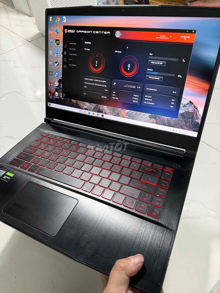 MSI G63 i7-10750H GTX 1650 15.6 inch 8GB/256GB SSD. Mua bán Laptop tại Thành phố Đà Lạt Lâm Đồng được đăng bởi phong hình 1
