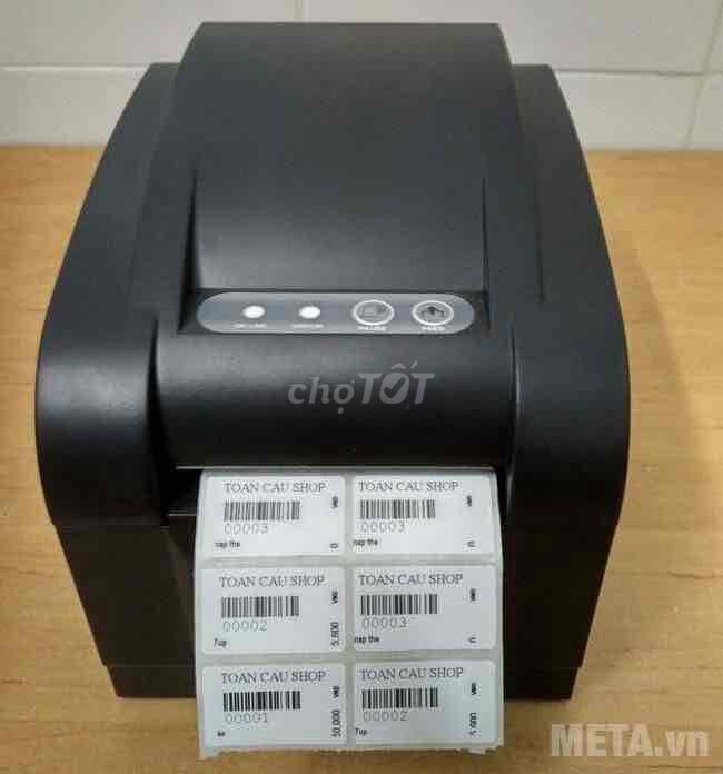 máy in tem trà sữa,mã vạch xprinter xp 350B