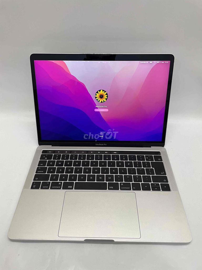 Macbook Pro 2017 Touch i5 Ram 8gb Ssd 256gb