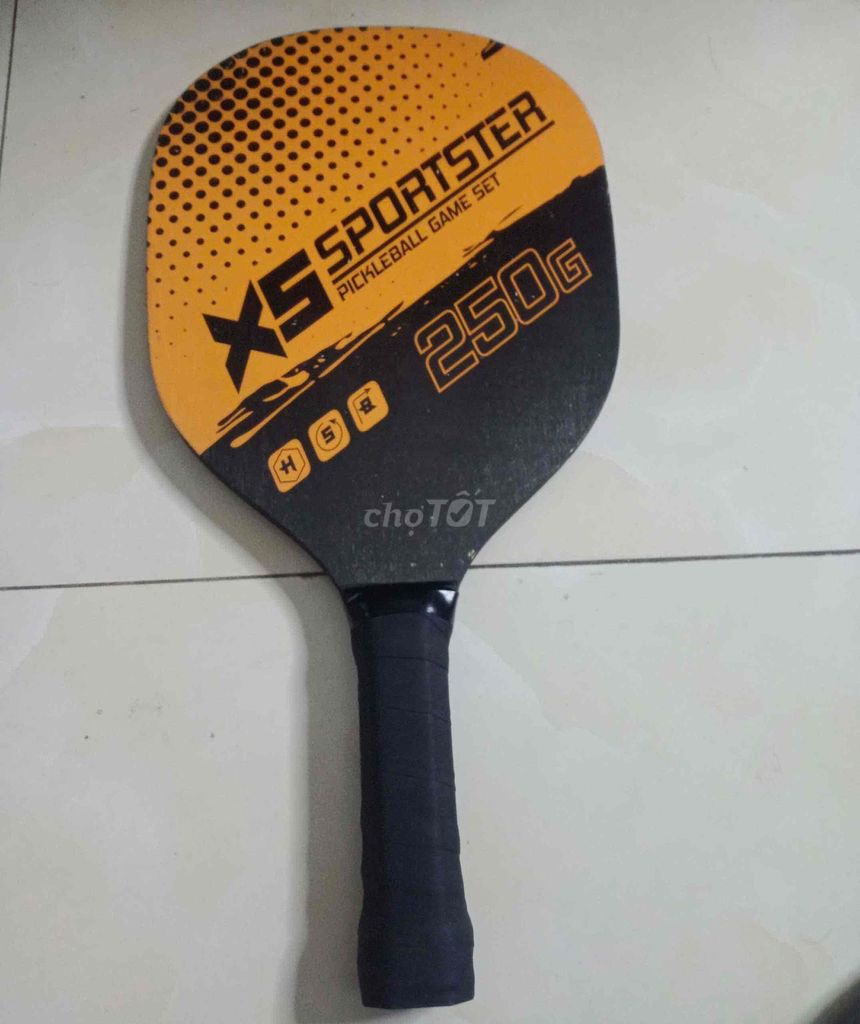 Vợt Pickleball X5 250G Đen Cam như mới tinh. Mua bán Đồ thể thao, Dã ngoại tại Quận Nam Từ Liêm Hà Nội được đăng bởi  Quốc Trường hình 1