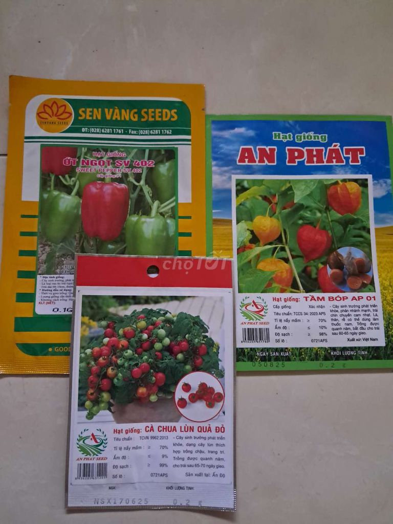 Hạt giống Sen Vàng Ớt ngọt F1. Mua bán Đồ chuyên dụng, Giống nuôi trồng tại undefined undefined được đăng bởi hoainhan hình 1