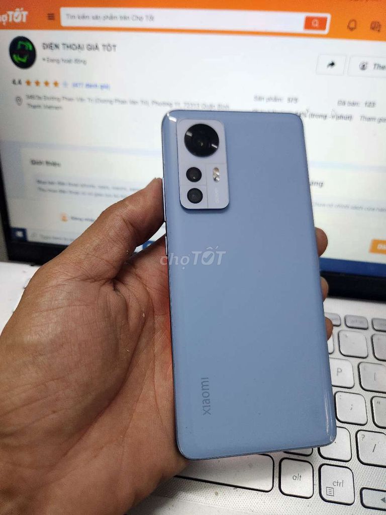 XIAOMI 12 12GB.256GB SNAP 8 GEN 1 ZIN FULL CN. Mua bán Điện thoại tại Quận Bình Thạnh Tp Hồ Chí Minh được đăng bởi Dân Mobile hình 1