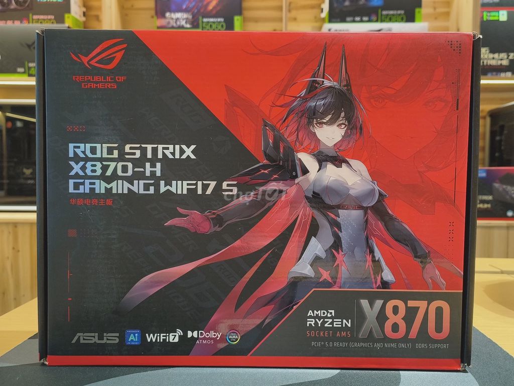 ROG STRIX X870-H GAMING WIFI7 S. Mua bán Linh kiện (RAM, Card...) tại Huyện Gia Bình Bắc Ninh được đăng bởi Lê Minh Đức hình 1