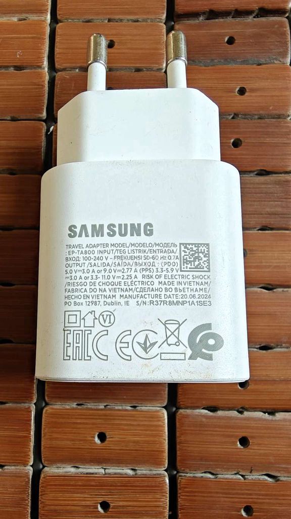 Sạc Samsung 25W Type C Trắng. Mua bán Phụ kiện (Màn hình, Chuột...) tại Thành phố Nam Định Nam Định được đăng bởi Hoàng Việt  hình 1