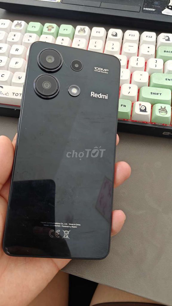 Xiaomi Redmi Note 13 128GB Đen. Mua bán Điện thoại tại Thành phố Thủ Đức Tp Hồ Chí Minh được đăng bởi Điện Thoại Giá Tốt hình 1