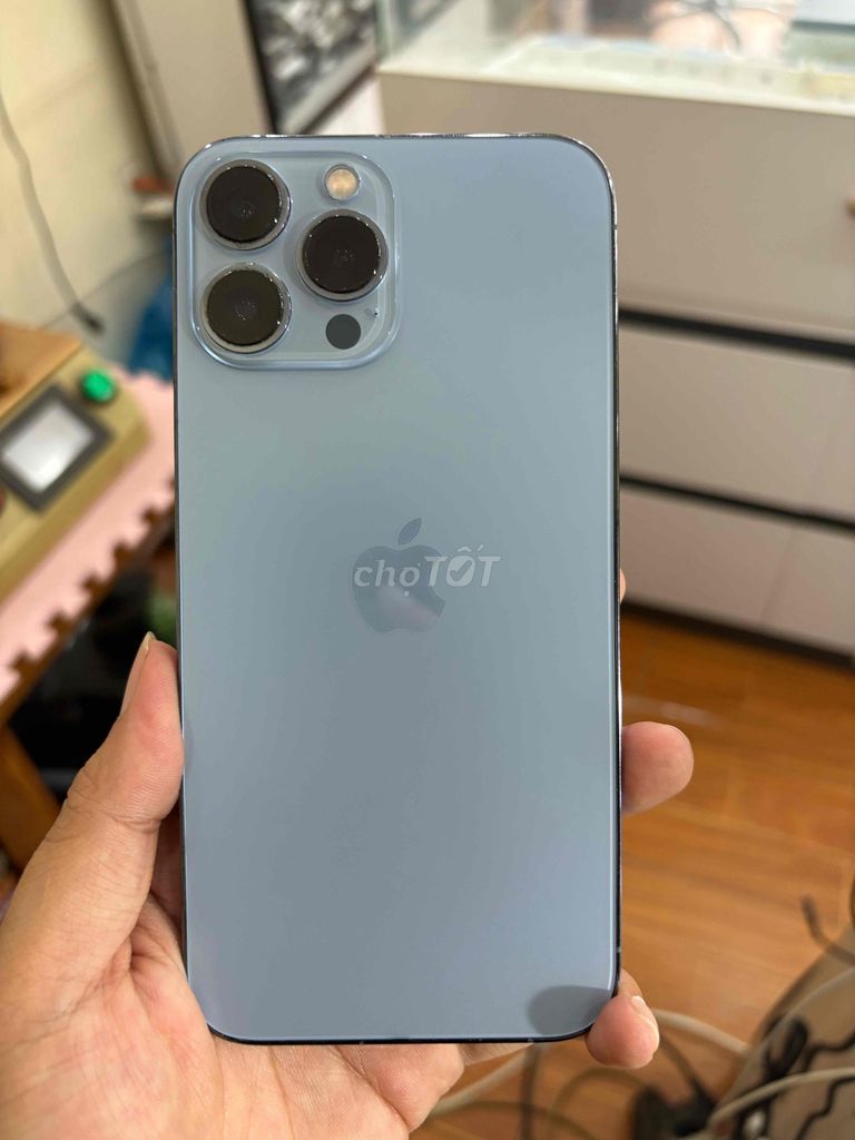 Apple iPhone 13 Pro Max 128GB Xanh. Mua bán Điện thoại tại Huyện Thuỷ Nguyên Hải Phòng được đăng bởi Nhật Hạ Mobile hình 1