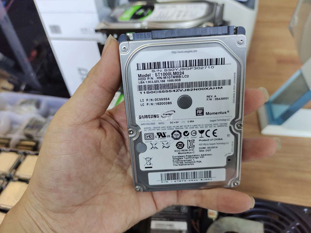 🎈Ổ CỨNG HDD 1TB LAPTOP SK 100% AE LẮP MÁY ỔN ĐỊNH