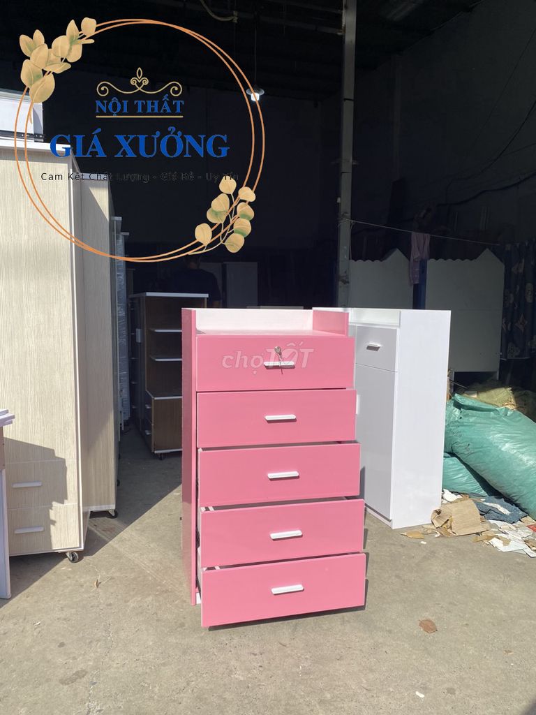 TỦ NHỰA 5 NGĂN KÉO CÓ KHÓA. Mua bán Tủ, kệ gia đình tại Thành phố Thuận An Bình Dương được đăng bởi Nội Thất Giá Xưởng  hình 1
