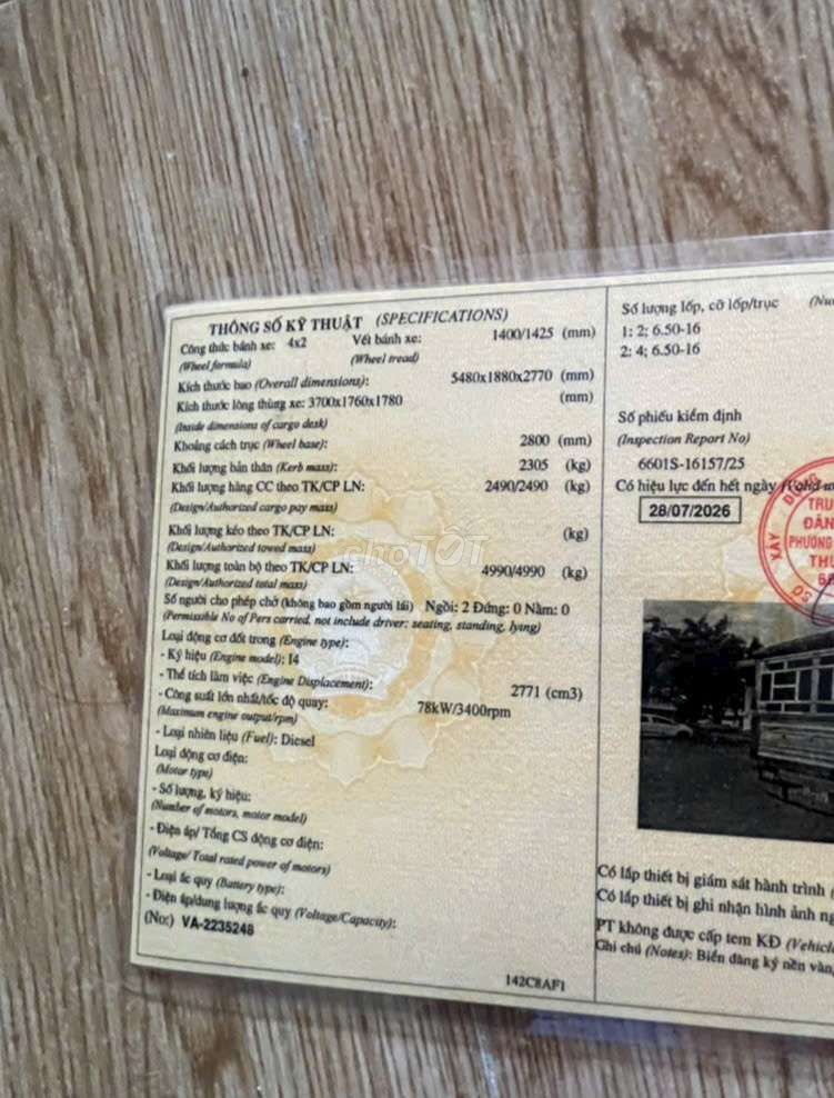 Bán gấp Đô Thành 2.3 tấn đời 2022 thùng bạt 3m7. Mua bán Xe tải, xe ben tại Thành phố Thuận An Bình Dương được đăng bởi Hồ Xe Tải hình 7