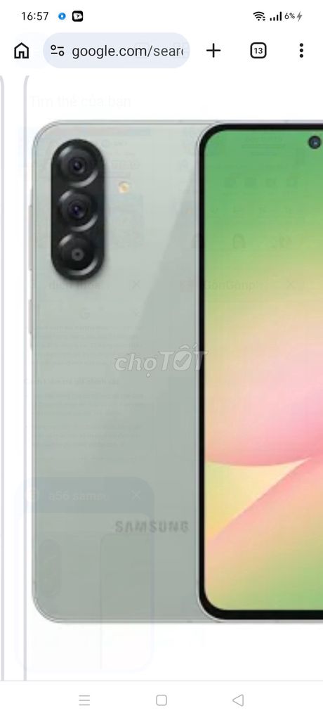 Samsung A56 Đã sử dụng. Mua bán Điện thoại tại Huyện Diên Khánh Khánh Hòa được đăng bởi Phamholinh hình 1