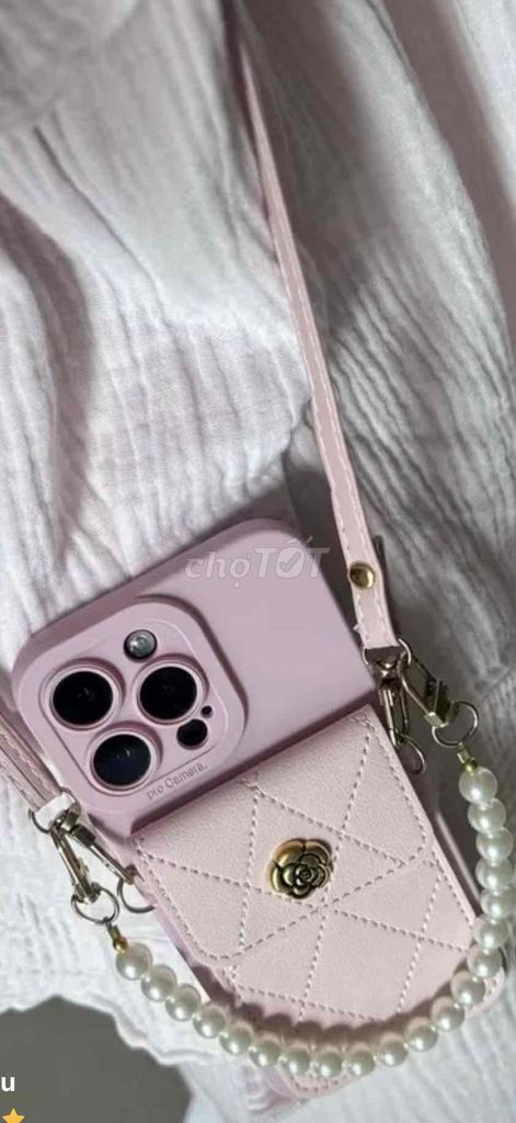 Ốp lưng iphone 14prm hồng
