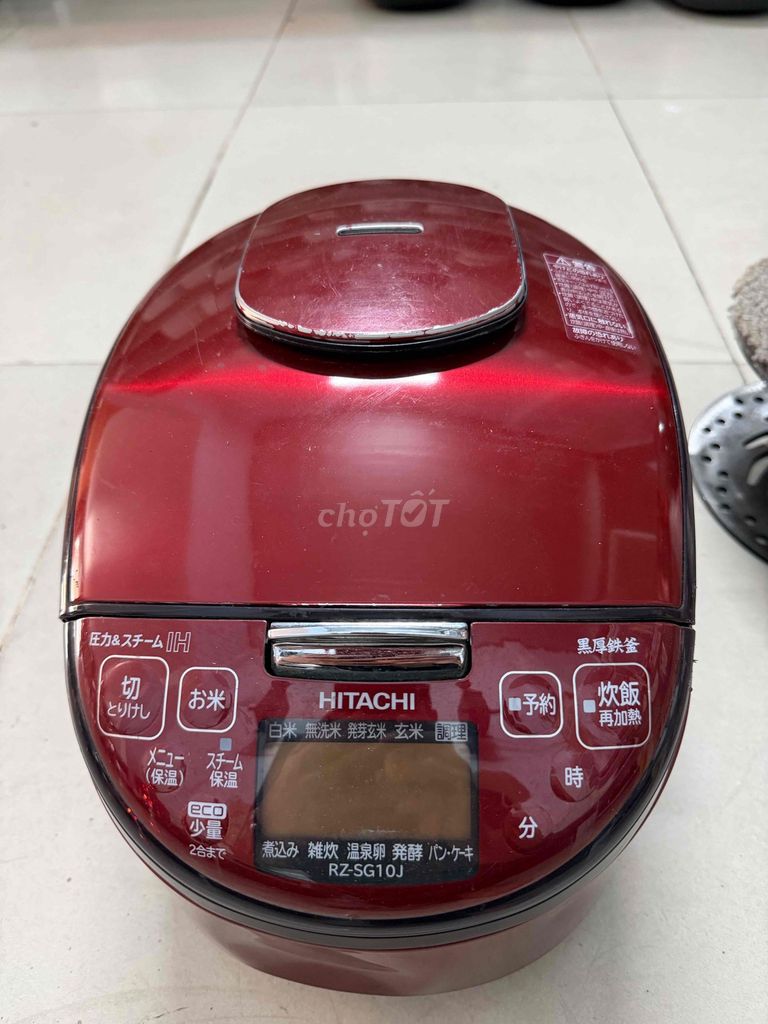 Nồi cơm điện Hitachi RZ-SG10J 1L Đỏ. Mua bán Bếp, lò, đồ điện nhà bếp tại Thành phố Biên Hòa Đồng Nai được đăng bởi Bùi Quang Dũng hình 1
