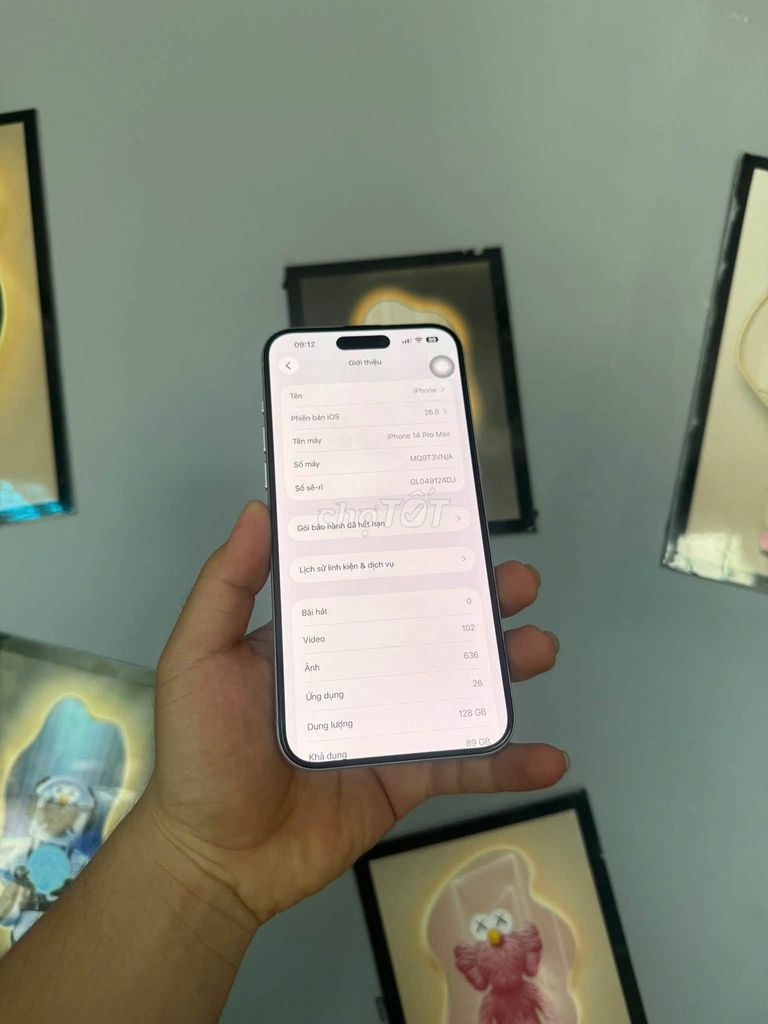 Apple iPhone 14 Pro Max 128GB Bạc Đã qua sử dụng. Mua bán Điện thoại tại Quận Tân Phú Tp Hồ Chí Minh được đăng bởi Hội Đồ Điện Tử hình 1