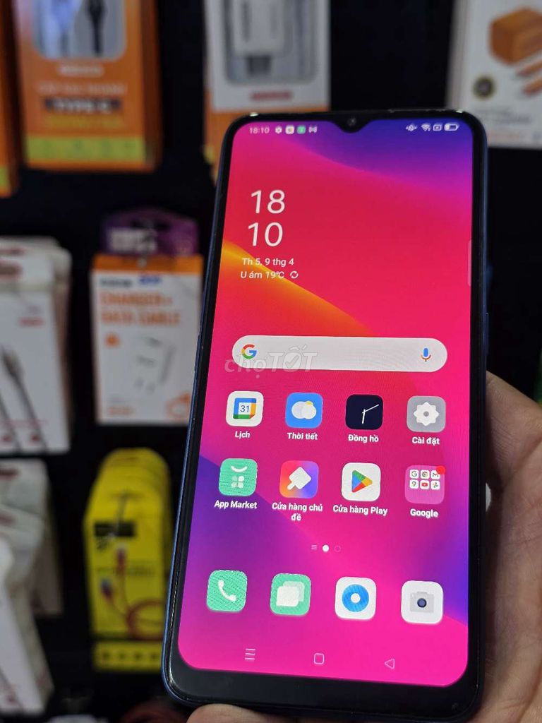 Oppo A5 128GB Xanh tím. Mua bán Điện thoại tại Thành phố Sóc Trăng Sóc Trăng được đăng bởi điện thoại giá sỉ 501lê Hồng Phong  hình 1