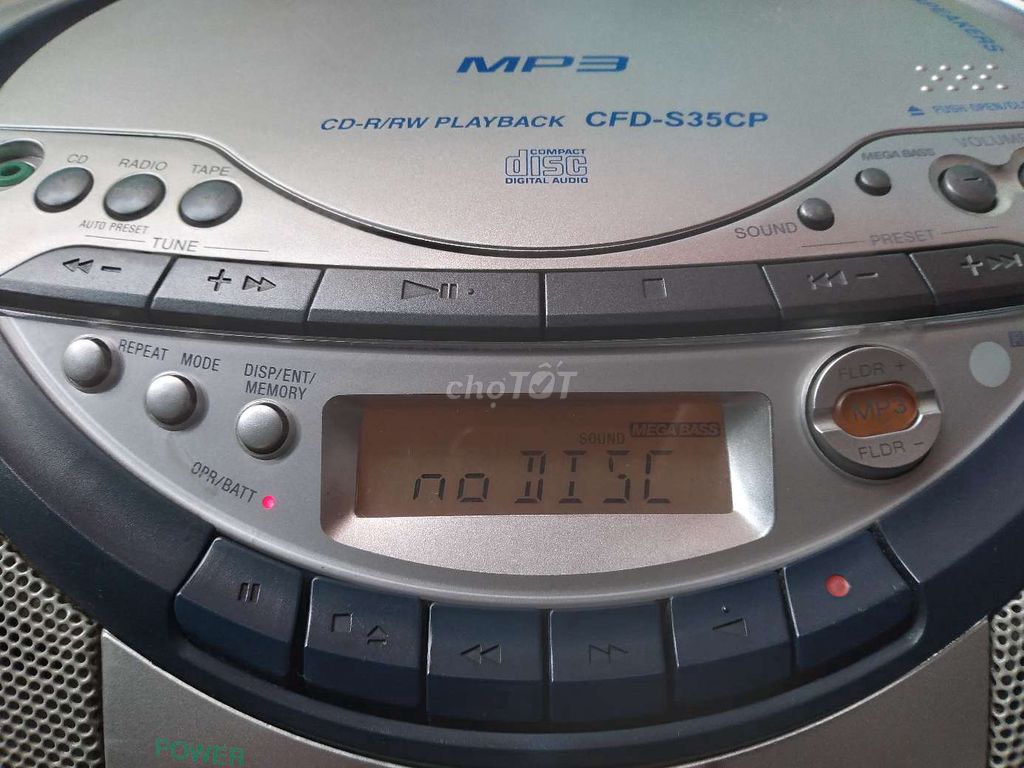 Sony CFD-S35CP CD/MP3/Cassette Record/Radio FM/AM