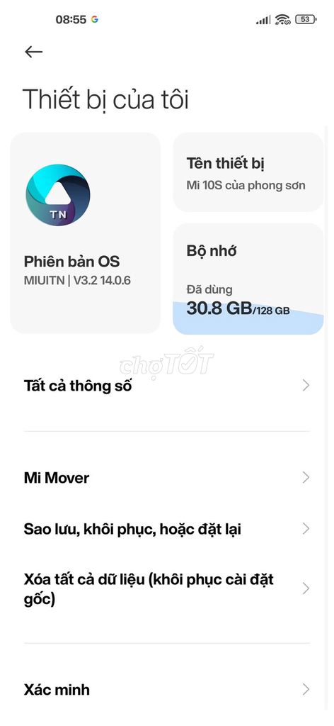 Xiaomi Mi 10S 128GB. Mua bán Điện thoại tại Huyện Thanh Trì Hà Nội được đăng bởi Phong Son  hình 1