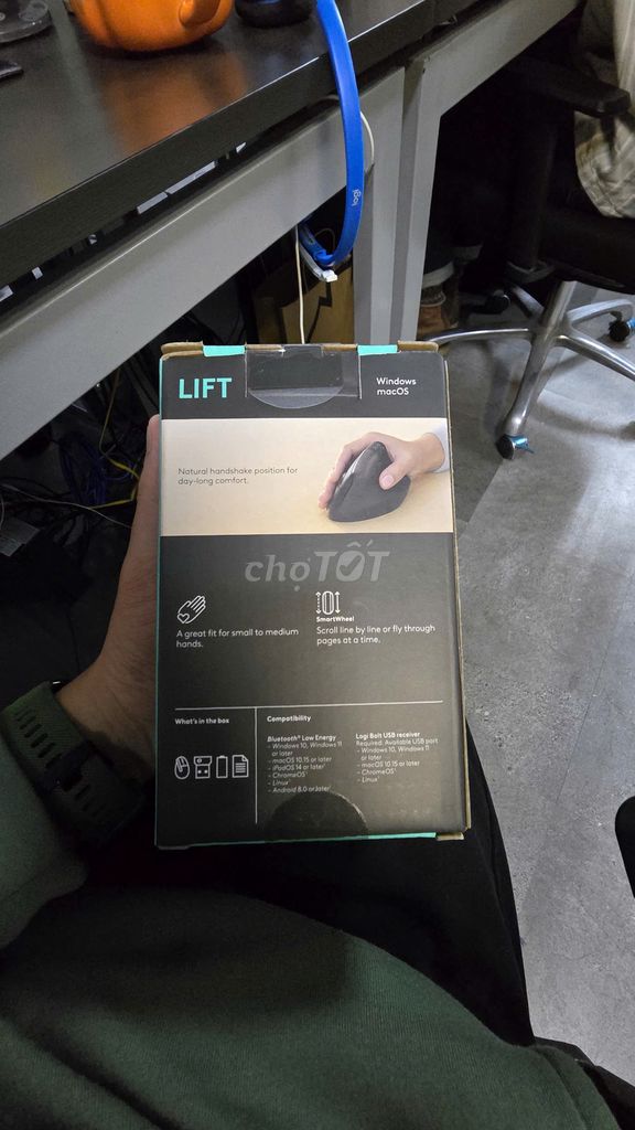 Chuột logitech lift vertical nguyên seal