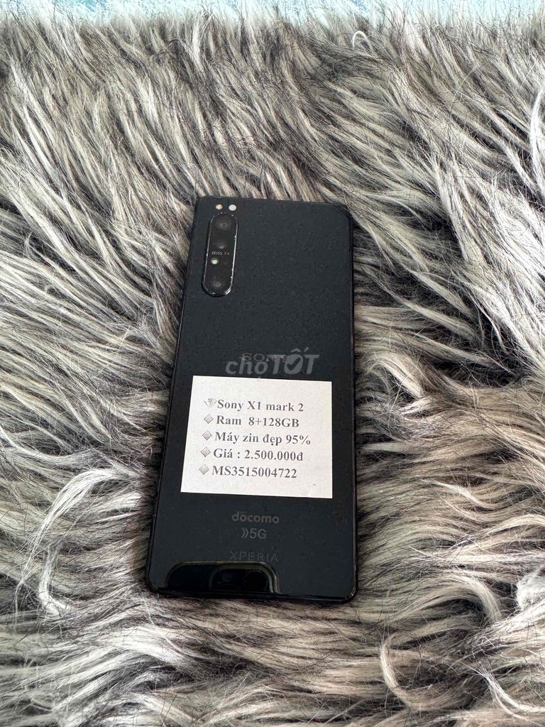 Sony Xperia 1 Mark II 128GB Đen. Mua bán Điện thoại tại Quận 11 Tp Hồ Chí Minh được đăng bởi MỸ SƠN Mobile hình 1
