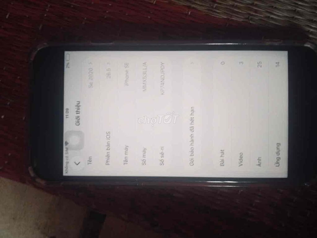 Apple iPhone SE 2020 64GB Đã qua sử dụng. Mua bán Điện thoại tại Huyện Mê Linh Hà Nội được đăng bởi Nhung Nguyen hình 1