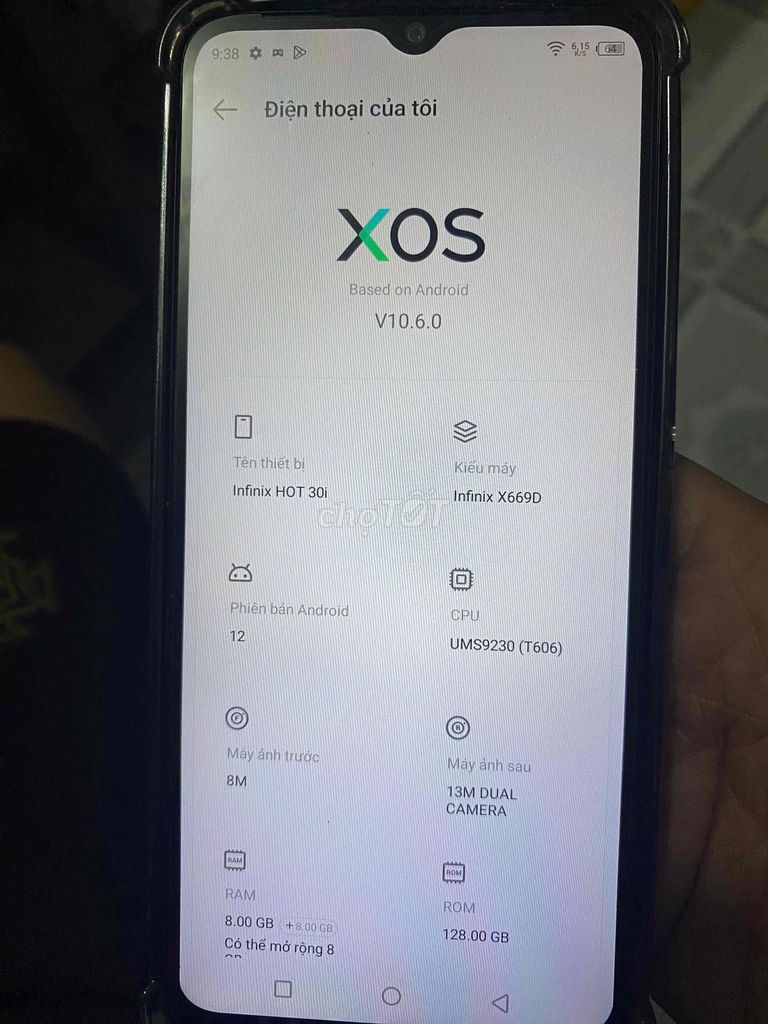 Infinix Hot 30i 8GB/128GB. Mua bán Điện thoại tại Quận Bình Tân Tp Hồ Chí Minh được đăng bởi Thiên Bảo hình 1