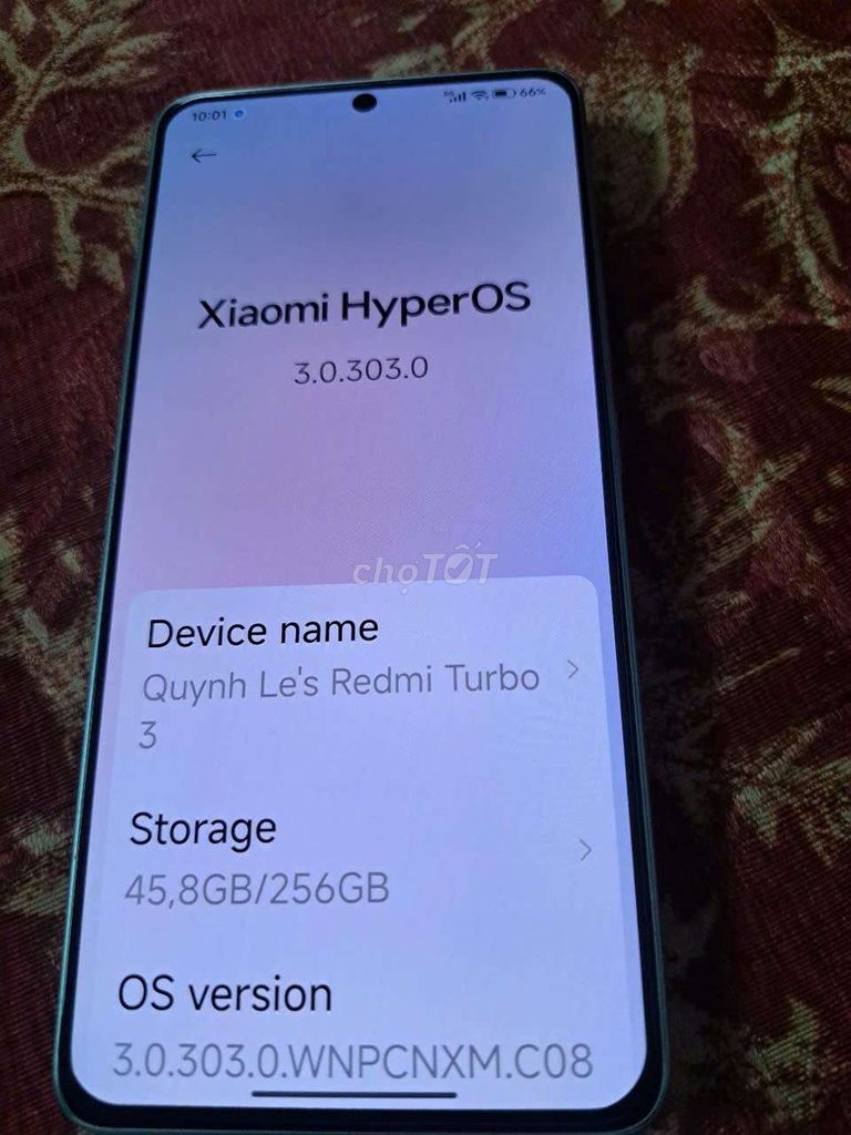 Xiaomi Redmi Turbo 3 256GB Xám. Mua bán Điện thoại tại Quận Hải Châu Đà Nẵng được đăng bởi lê công hình 1