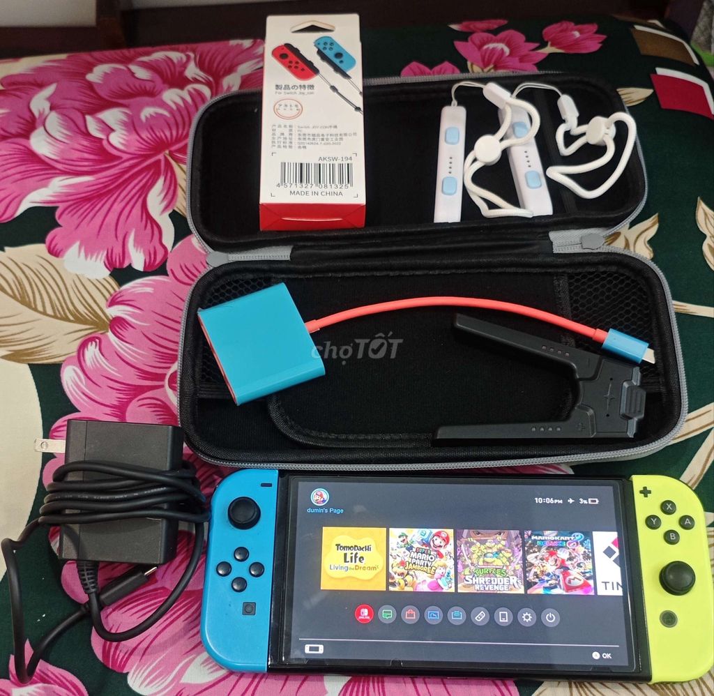 Nintendo Switch OLED 256GB Mod chip . Mua bán Thiết bị chơi game tại Huyện Nhà Bè Tp Hồ Chí Minh được đăng bởi Minh hình 1