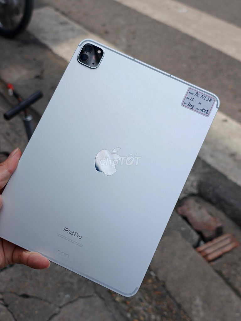 ipad Pro M2-11inch 5G Silver P100% Likenew. Mua bán Máy tính bảng tại Quận Đống Đa Hà Nội được đăng bởi Quý Hoàng hình 1