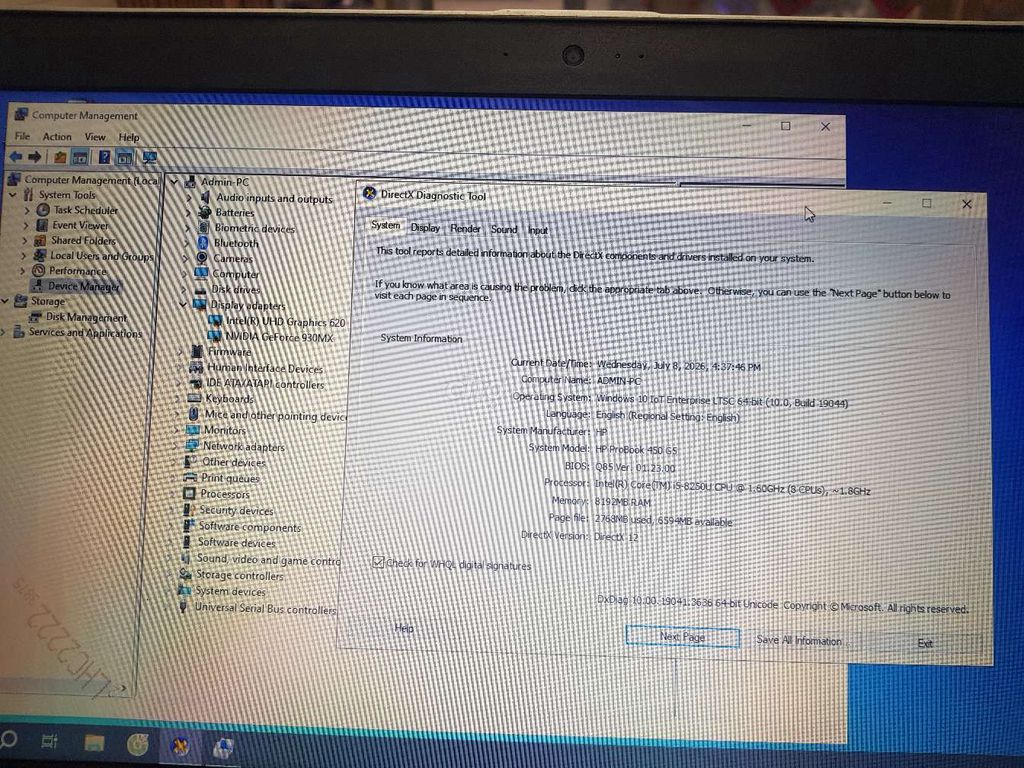 HP Probook 450 G5 i5th8 15 inch 8GB/128GB Bạc. Mua bán Laptop tại Quận Tân Phú Tp Hồ Chí Minh được đăng bởi Lơi hình 1