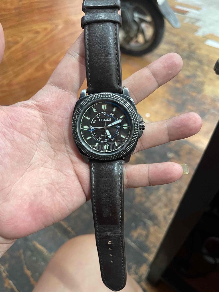Đồng hồ Citizen Eco Drive Nam Nâu Đã qua sử dụng. Mua bán Đồng hồ tại Thành phố Thuận An Bình Dương được đăng bởi Văn Thạch hình 1