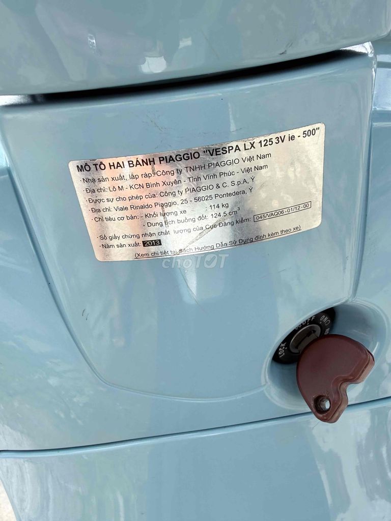 📌 Vespa lx 2013 bs 59 xe đúng chủ. Mua bán Xe máy tại Quận Ninh Kiều Cần Thơ được đăng bởi CHXM HƯNG 39  Bán Trả Góp hình 5