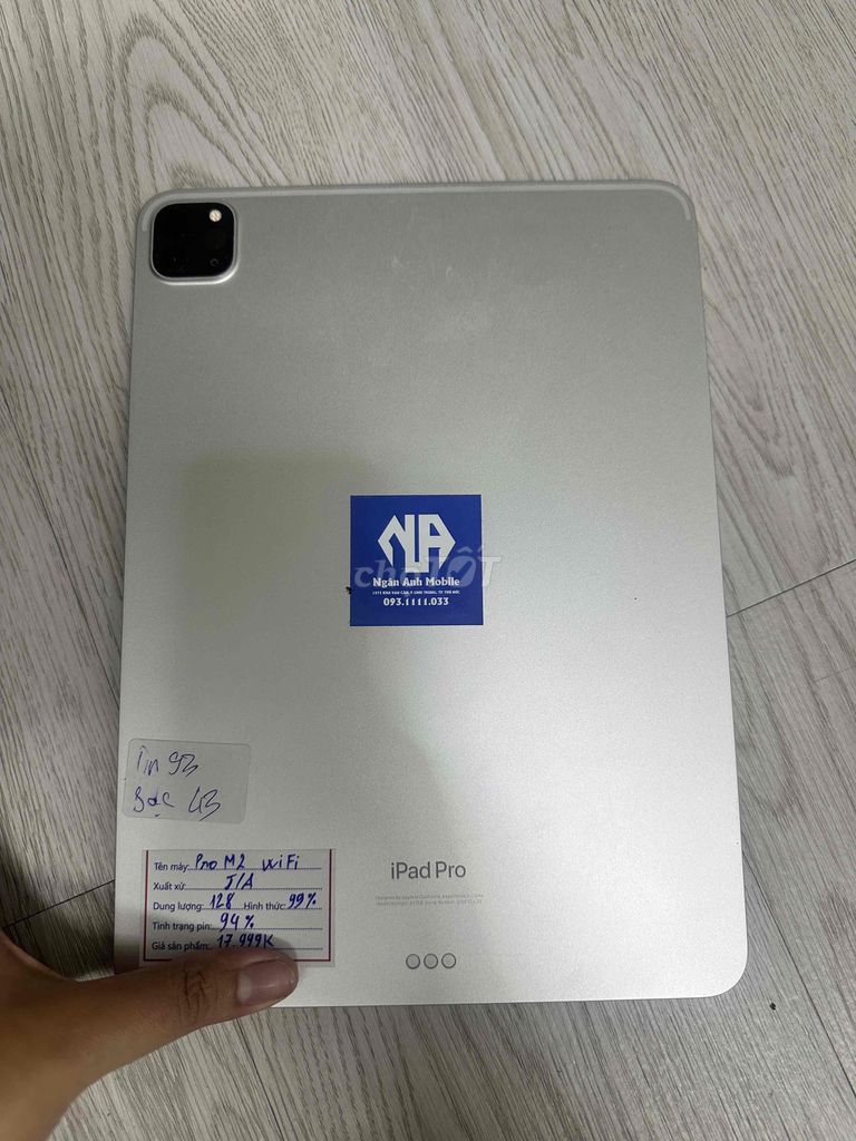 Apple iPad Pro M2 Wifi 128GB Bạc 99%. Mua bán Máy tính bảng tại Thành phố Thủ Đức Tp Hồ Chí Minh được đăng bởi Ngân anh mobile hình 1