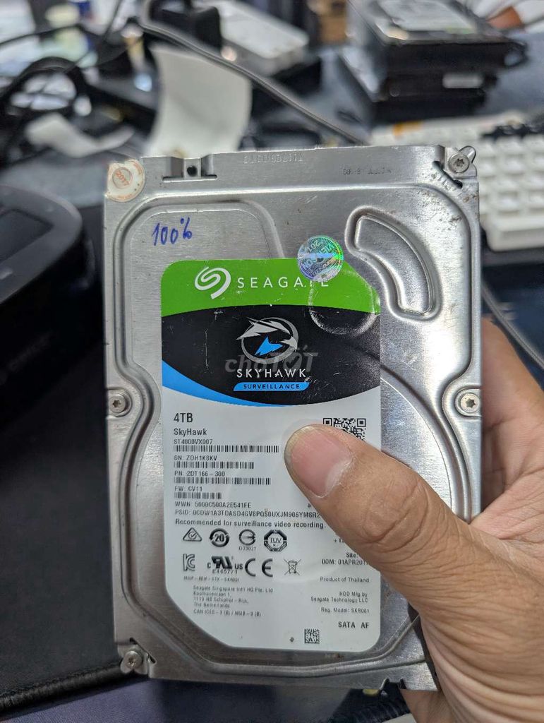 Ổ cứng HDD Seagate SkyHawk 4TB. Mua bán Linh kiện (RAM, Card...) tại Huyện Hóc Môn Tp Hồ Chí Minh được đăng bởi Máy Tính DiDi System hình 1