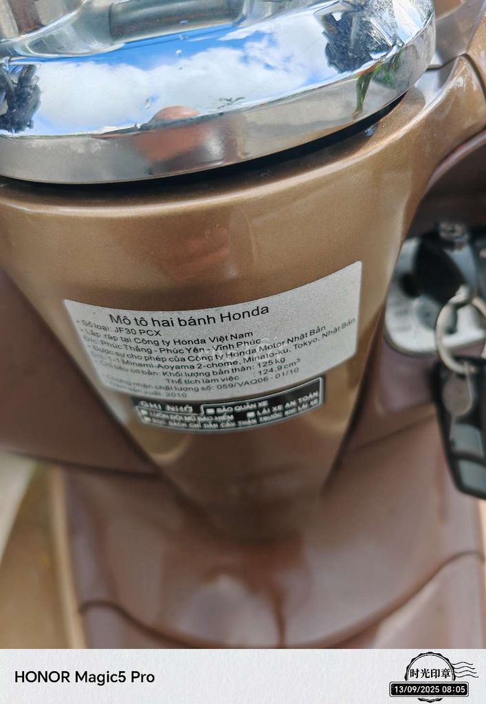 Honda PCX 125 2010 Máy Zin. Chính chủ Bs65.. Mua bán Xe máy tại Quận Cái Răng Cần Thơ được đăng bởi Ngân Long Trung hình 6