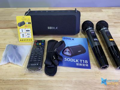 Loa SODLK T18 bluetooth 5.0 có Micro karaoke, RGB