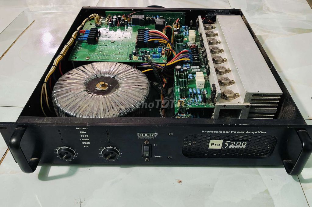 Cục đẩy công suất GOER Pro 5200 Series. Mua bán Tivi, Âm thanh tại Huyện An Phú An Giang được đăng bởi Nguyễn Tượng hình 1