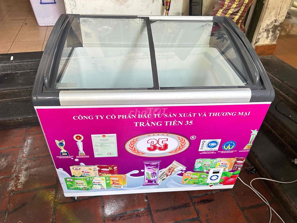 Tủ đông kính Hòa Phát 350 lít .mới 90_95%. Mua bán Tủ lạnh tại Quận Nam Từ Liêm Hà Nội được đăng bởi LÊ MiNH SƠN hình 1