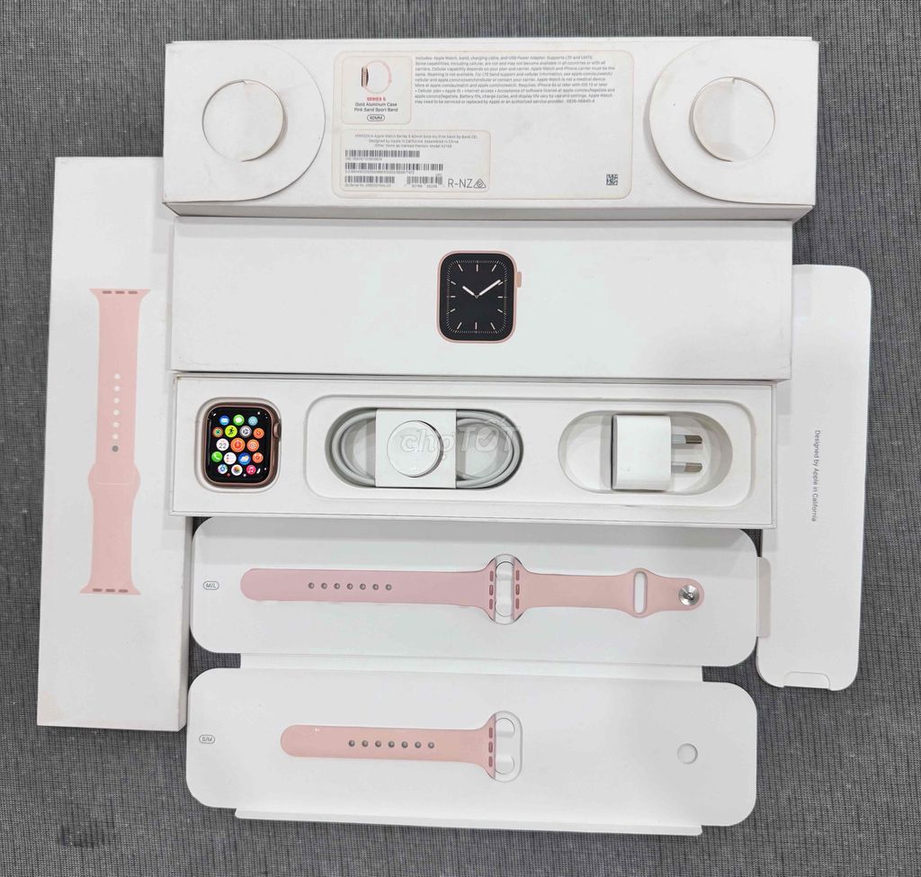 Apple Watch Series 5/40MM LTE Esim Nhôm Hồng